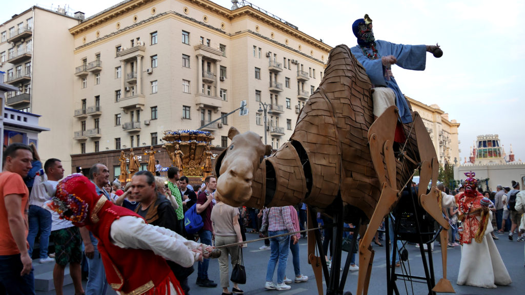 The camel caravan