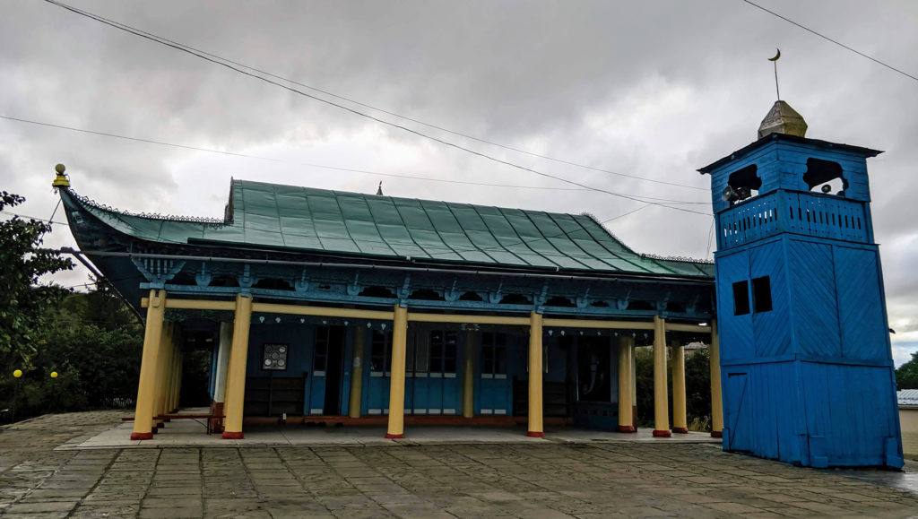 The mosque and its minaret