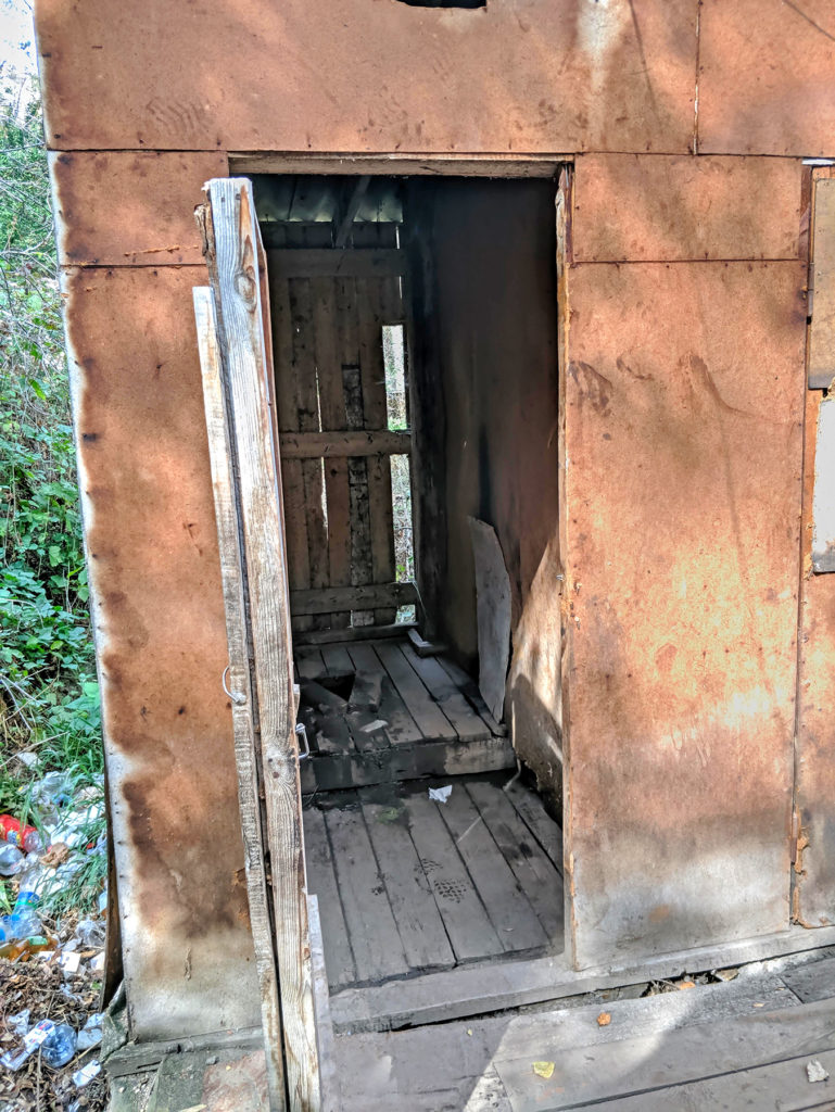 One of the luxurious toilets along the way