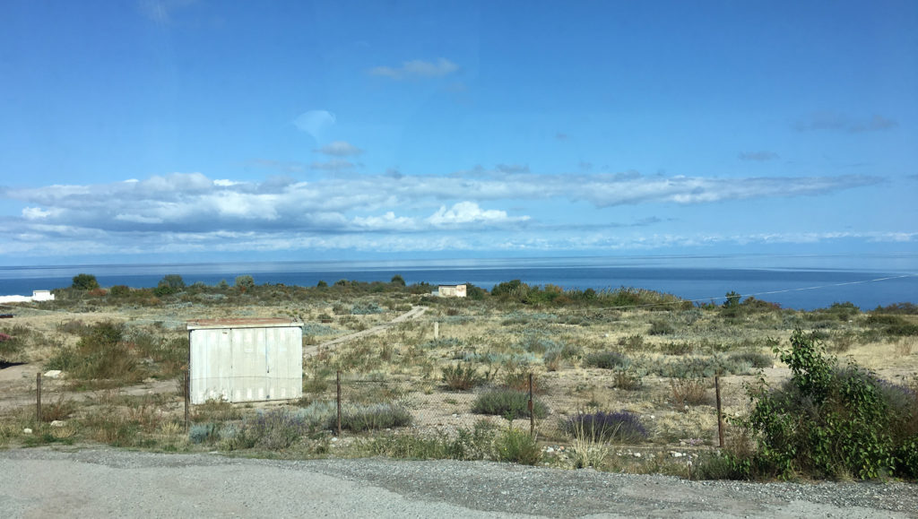 Some views on the way. Hard to tell where the clouds are ending and the snowy peaks starting