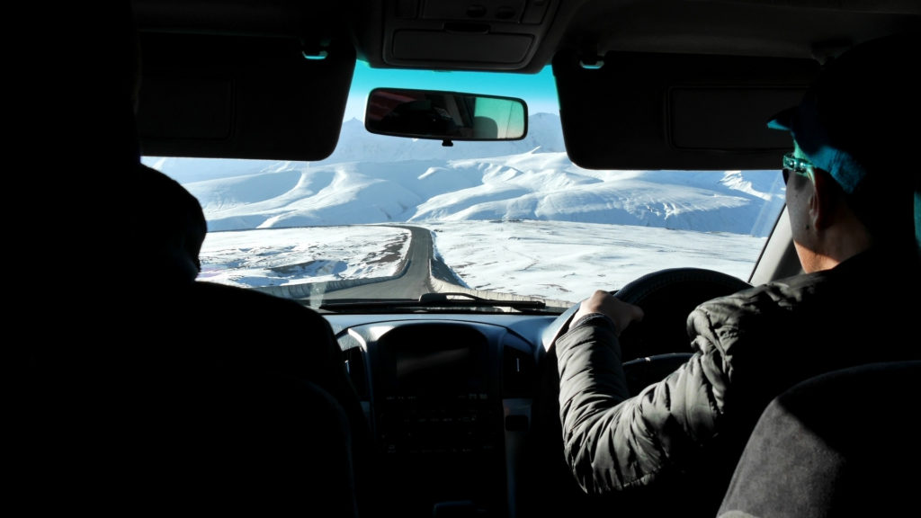 Border crossing from Kyrgyzstan to China