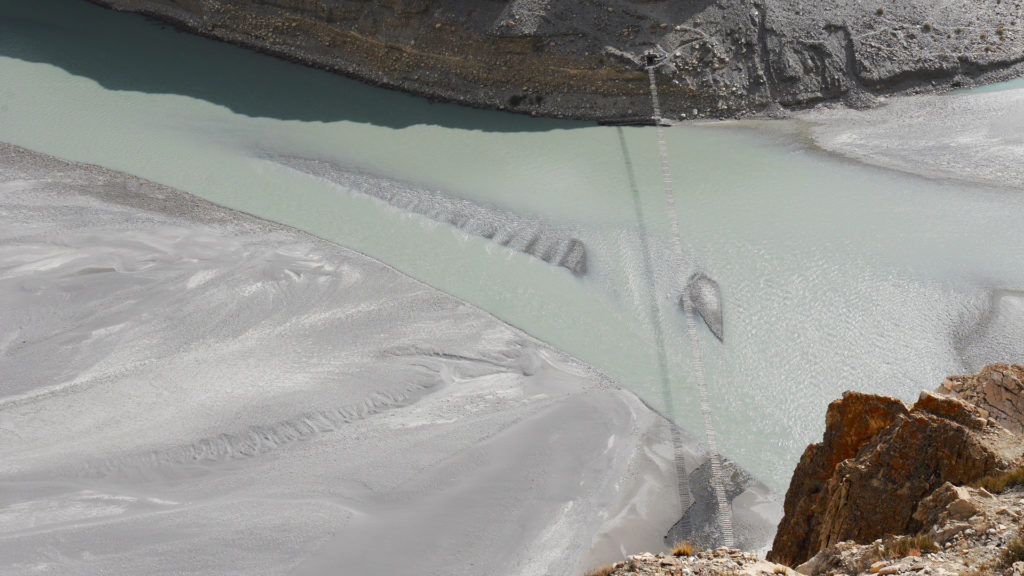 The looong Passu Suspension Bridge