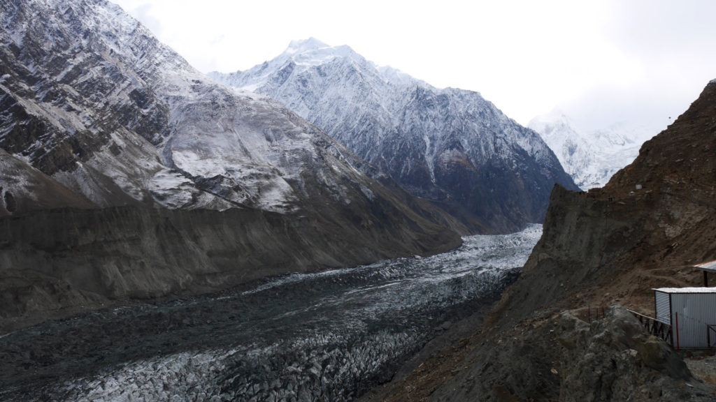 Gletscher von oben