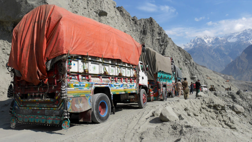 The road was relatively narrow for a 2-way-road