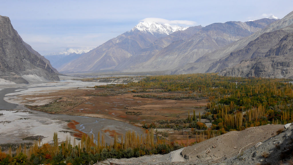 Blick auf das Shigar-Tal