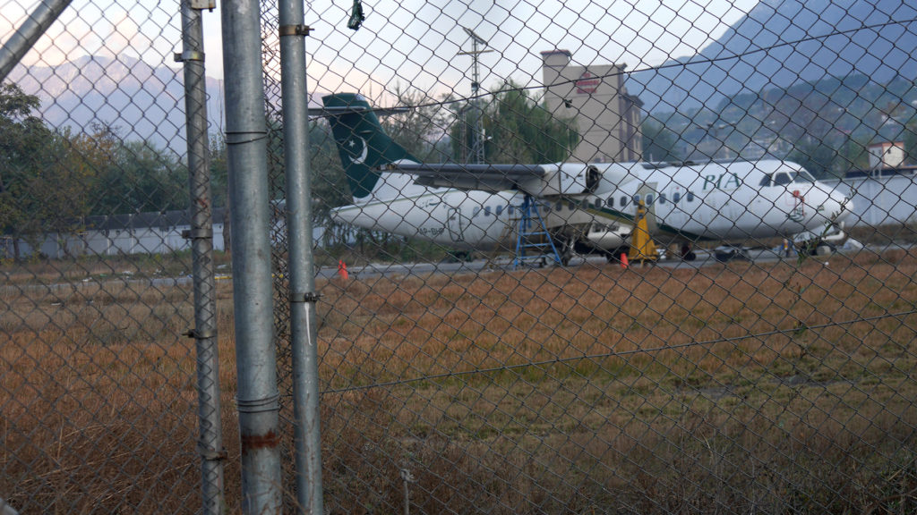 Das Flugzeug wird nur noch als Ersatzteillager genutzt