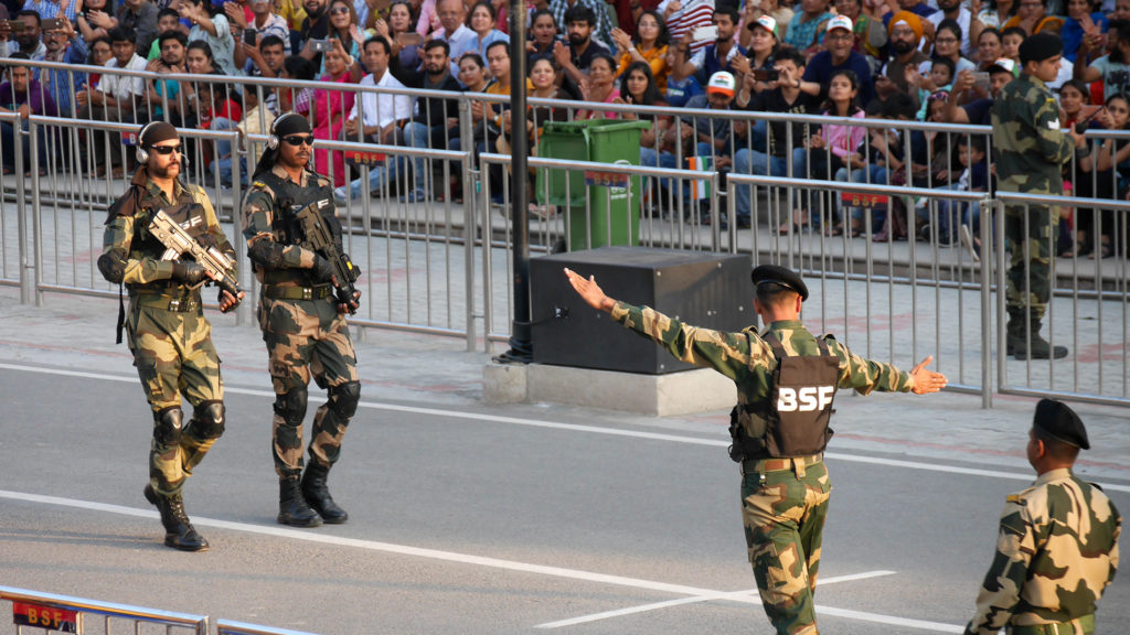 Security entering the stage