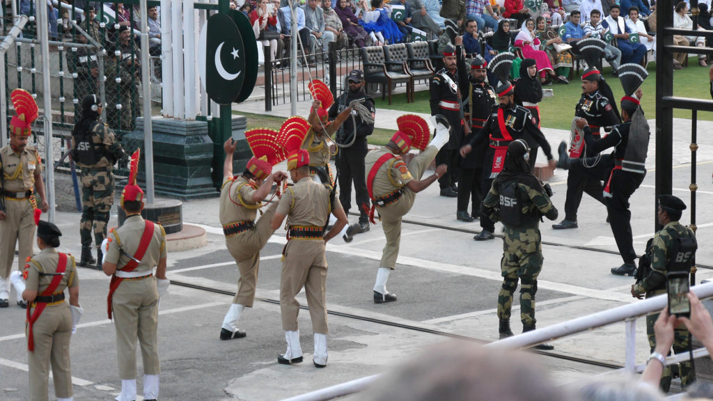 This must be the most special border ceremony in the world