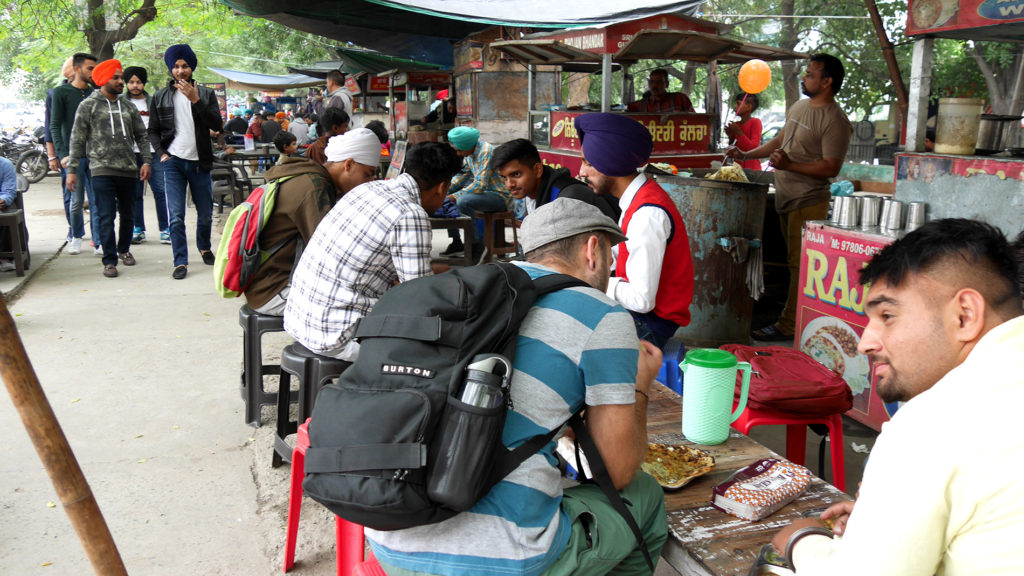 Wir haben auch viel gutes indisches Essen in Amritsar gegessen