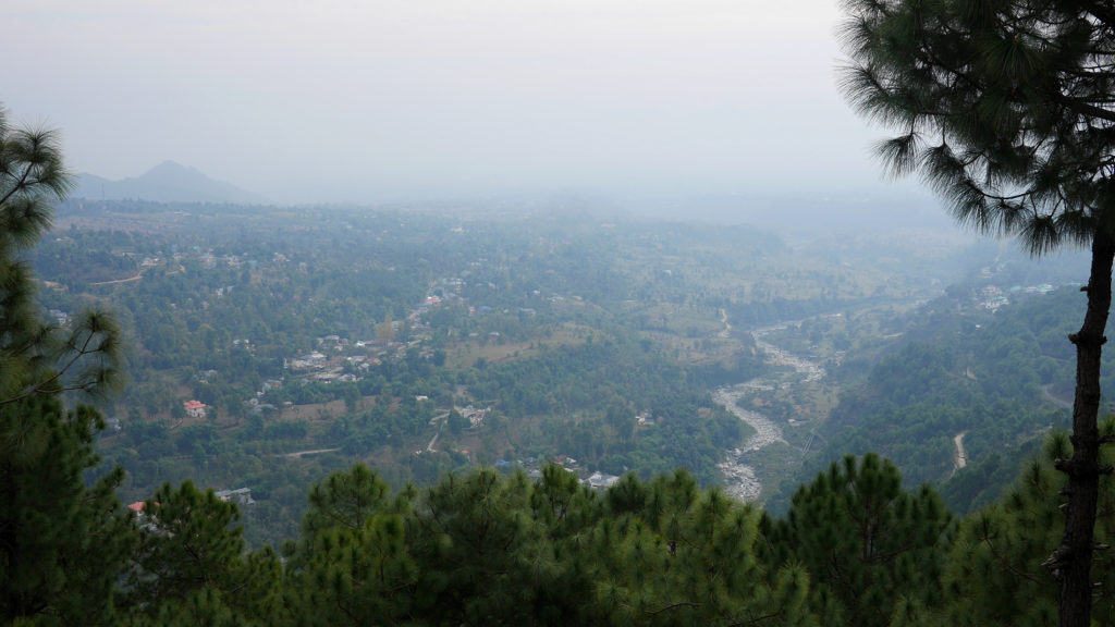 View from the temple