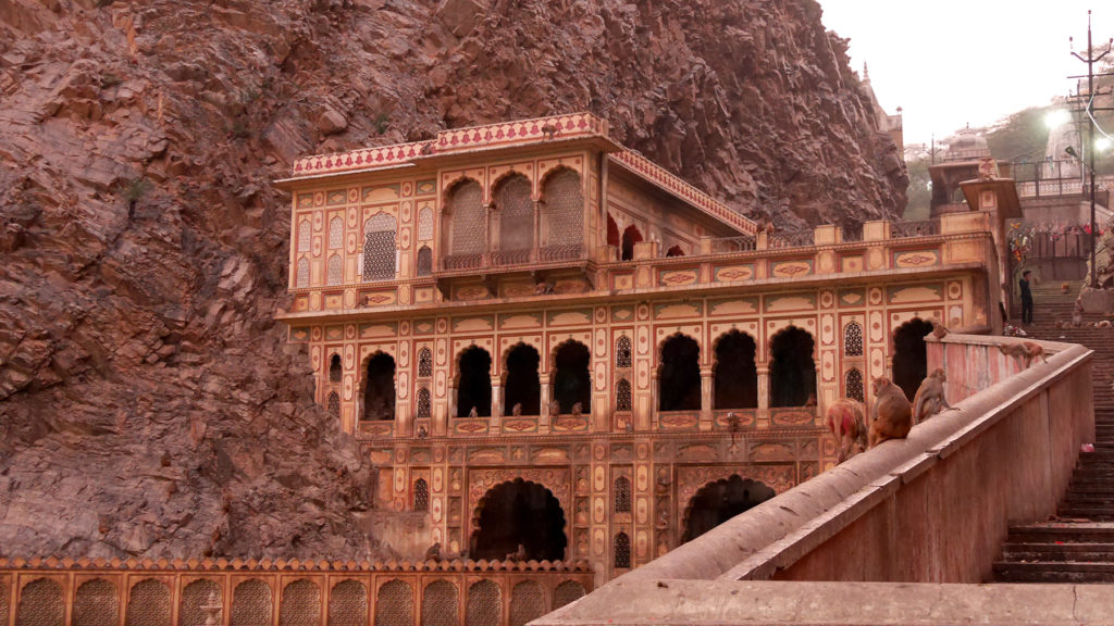 The long stairs led to the top of the temple complex