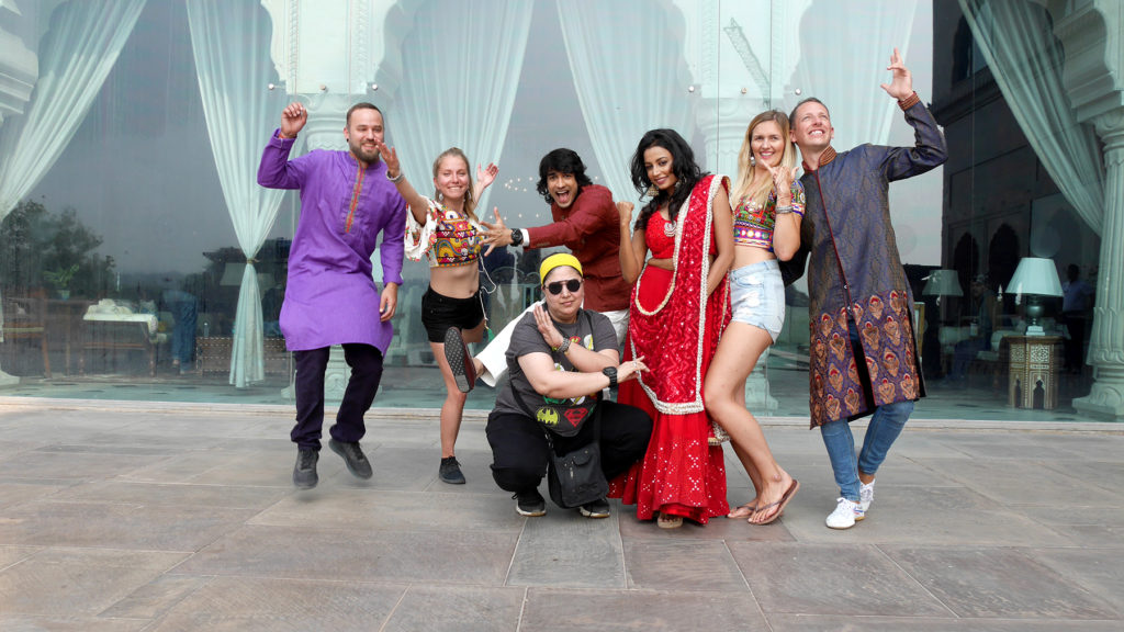 Being an extra in a Bollywood production was about this much fun