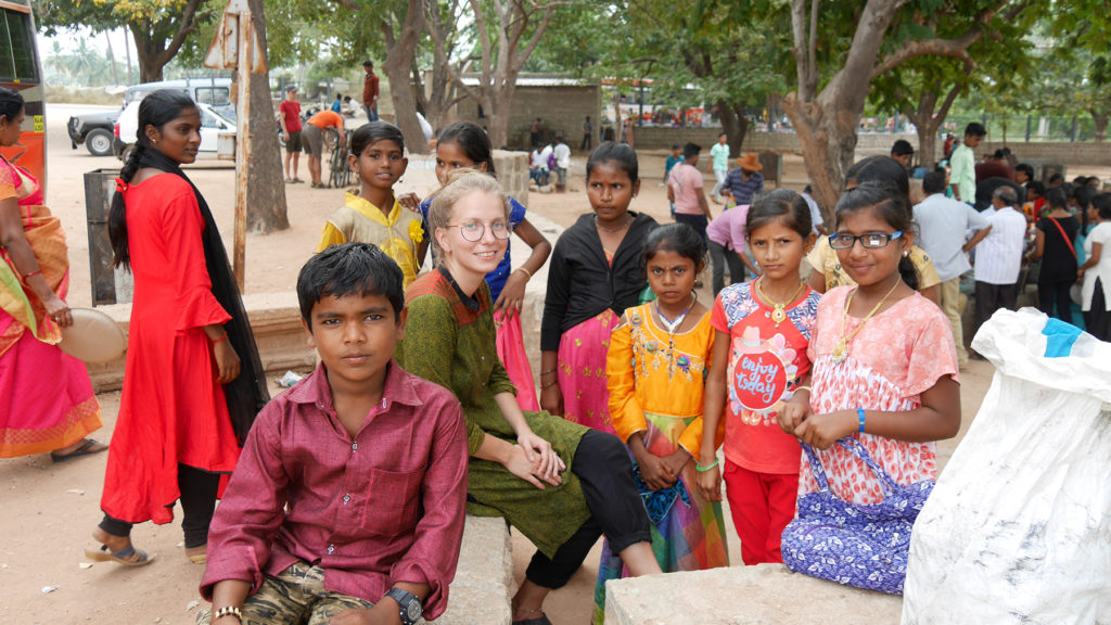 The kids at the temples were really interested to talk to us