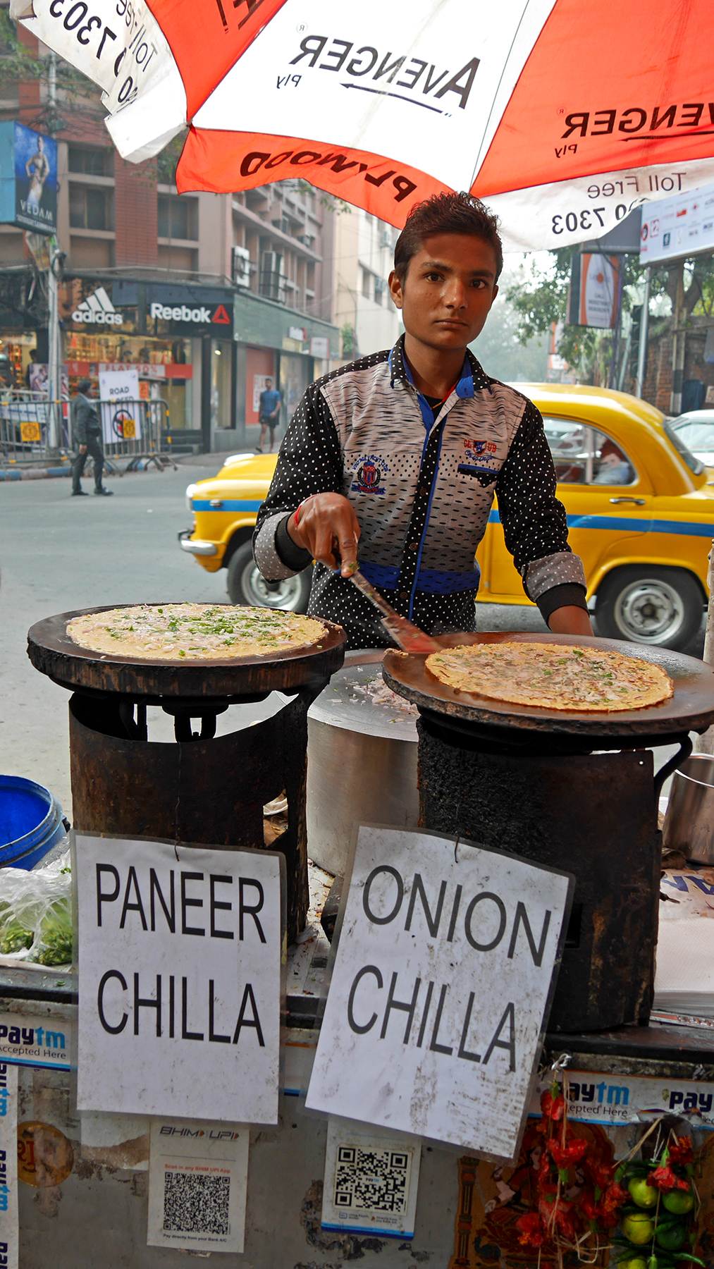 Chilla, usually made out of chickpea flour, was something new for us