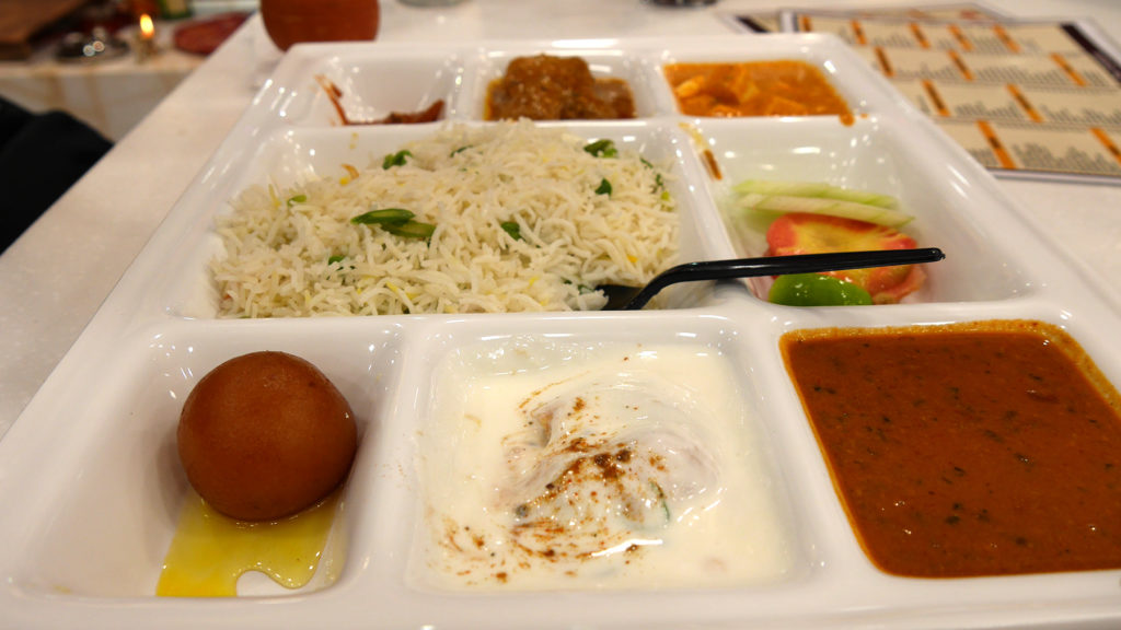 This was seriously one of the tastiest thalis ever