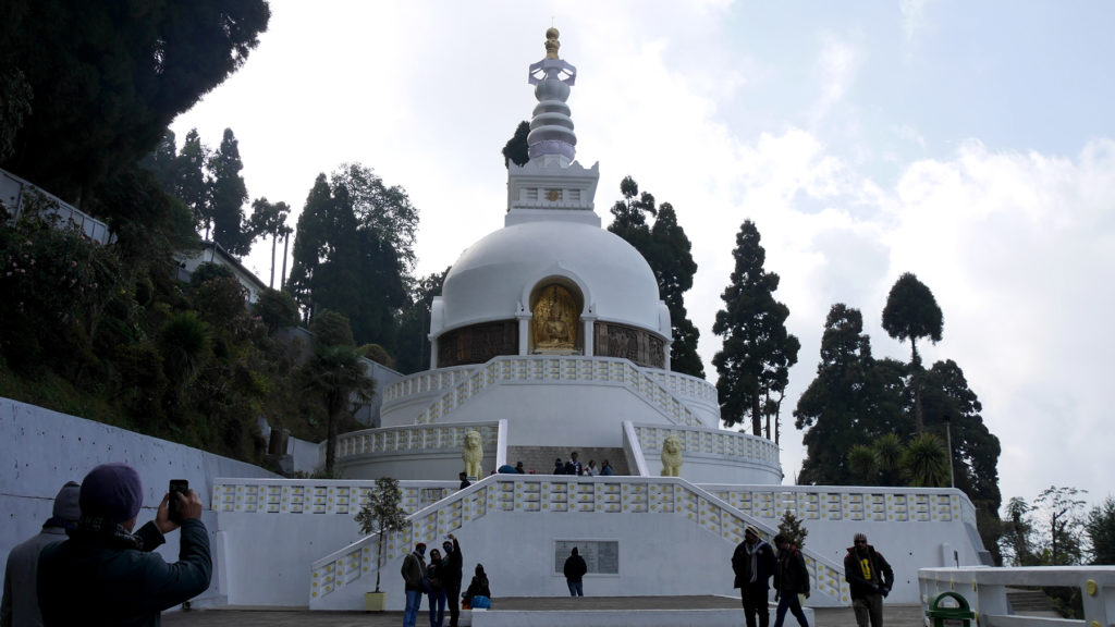 Friedens Pagode in Darjeeling