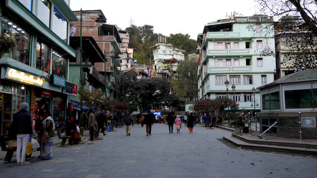 Namchi’s pedestrian area