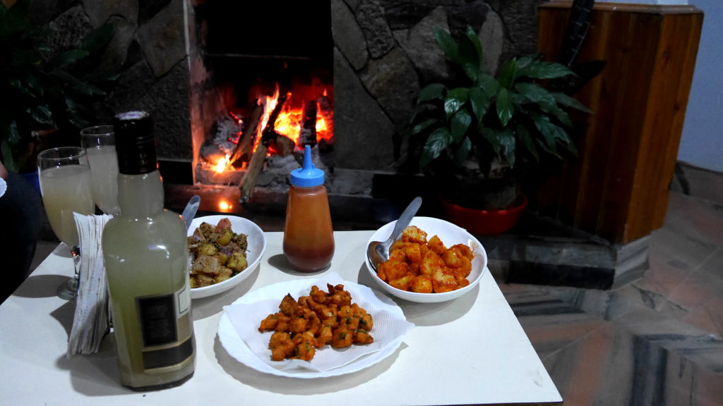 New Year’s snacks and the wonderful Guava wine