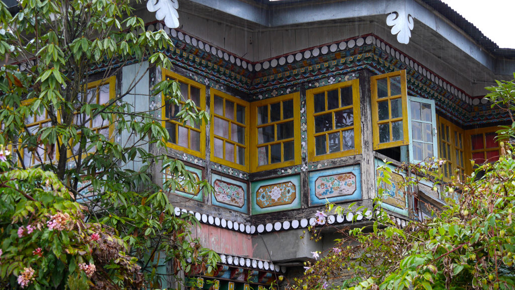 Details on one of the house next to the monastery