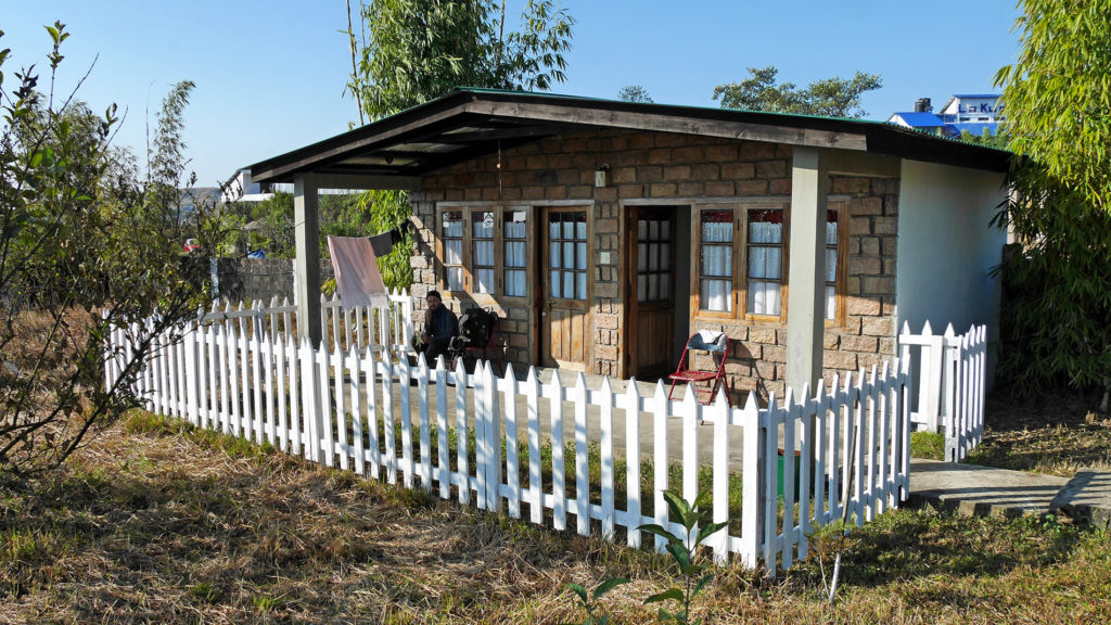 By the Way Hostel and our cute hut