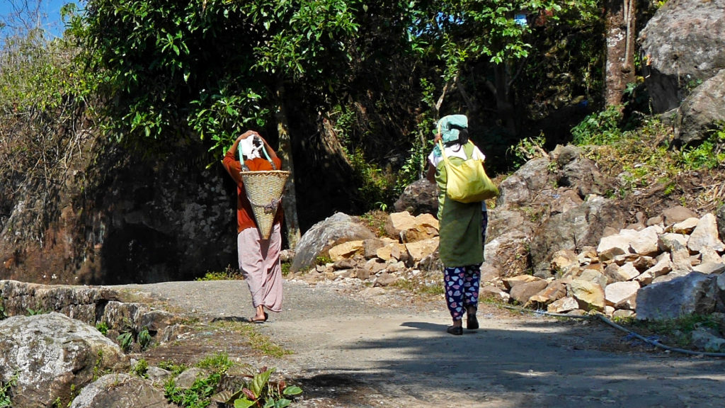 Transport von Sachen im Khasi-Style