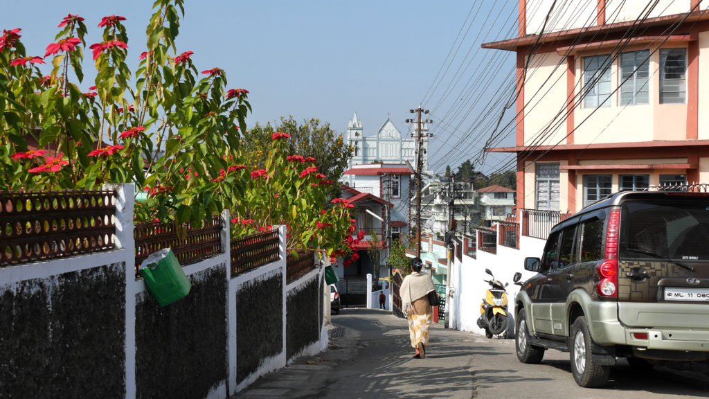 Straßen im entspannteren Teil von Shillong