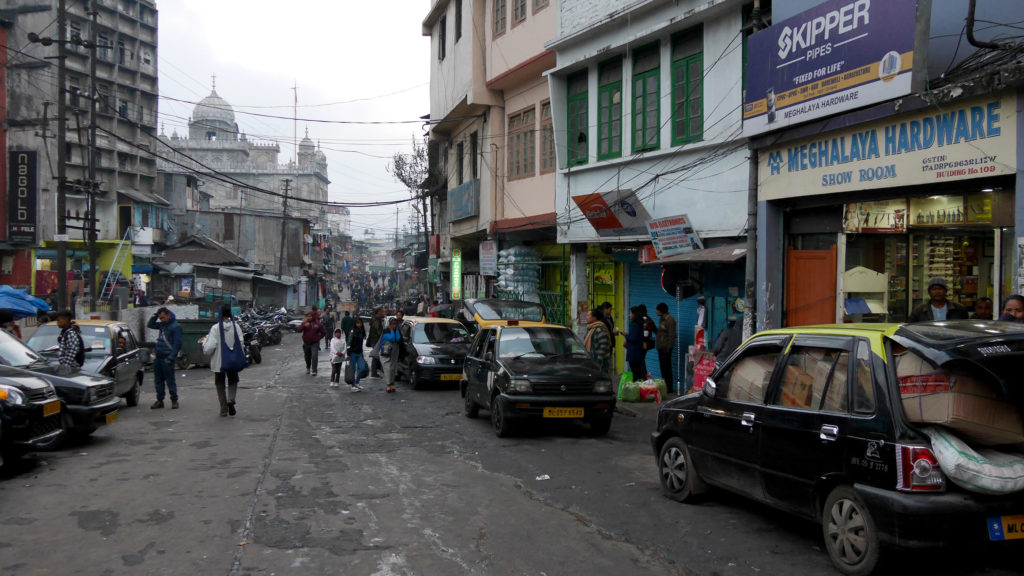 Gray and cold Shillong