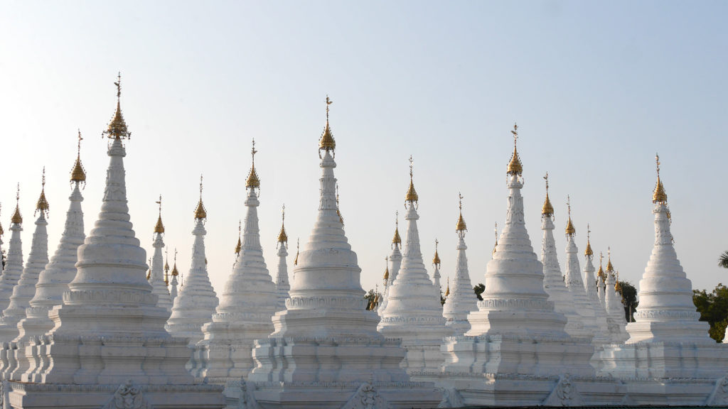 At the Sandamuni Pagoda