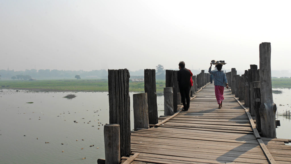 At the U Bein Bridge