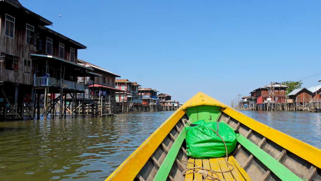 Veneretki Inle-järvellä