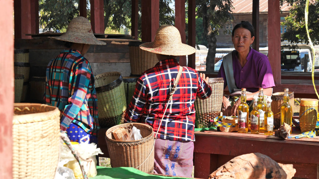 At the Demoso Market