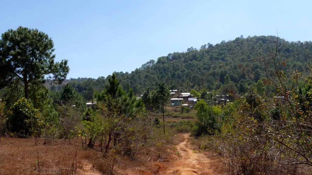 One of the seven Pan Pet villages