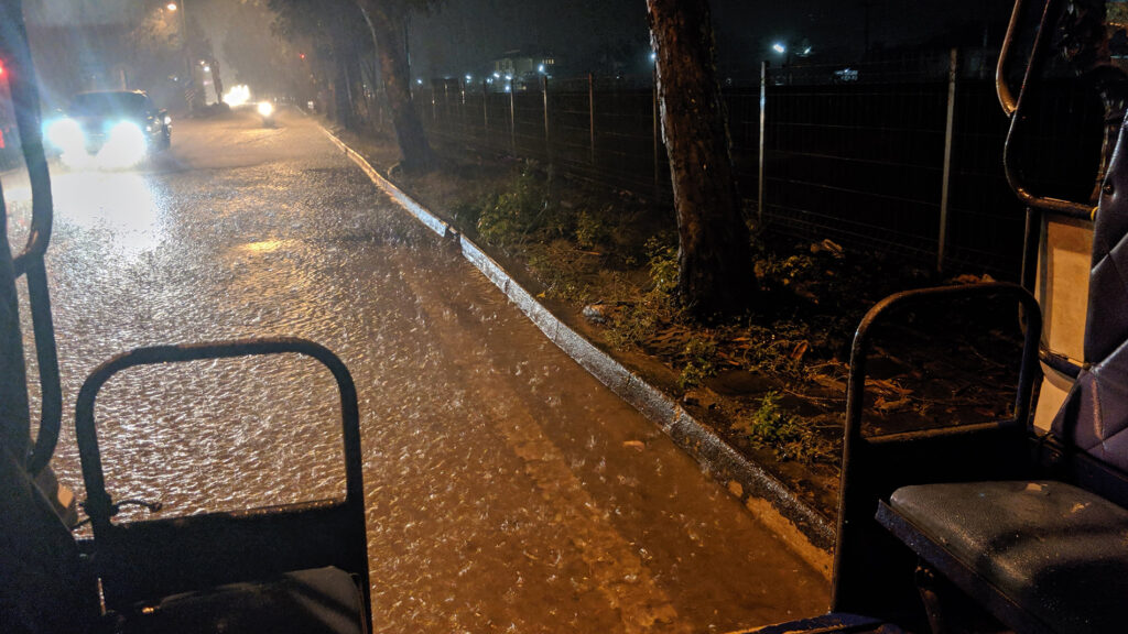 Stuck in the puddle