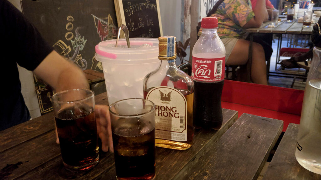 Hong Thong with coke